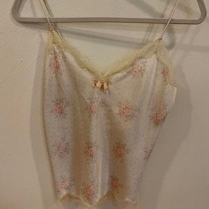 Christian Dior Lace Silk Tank